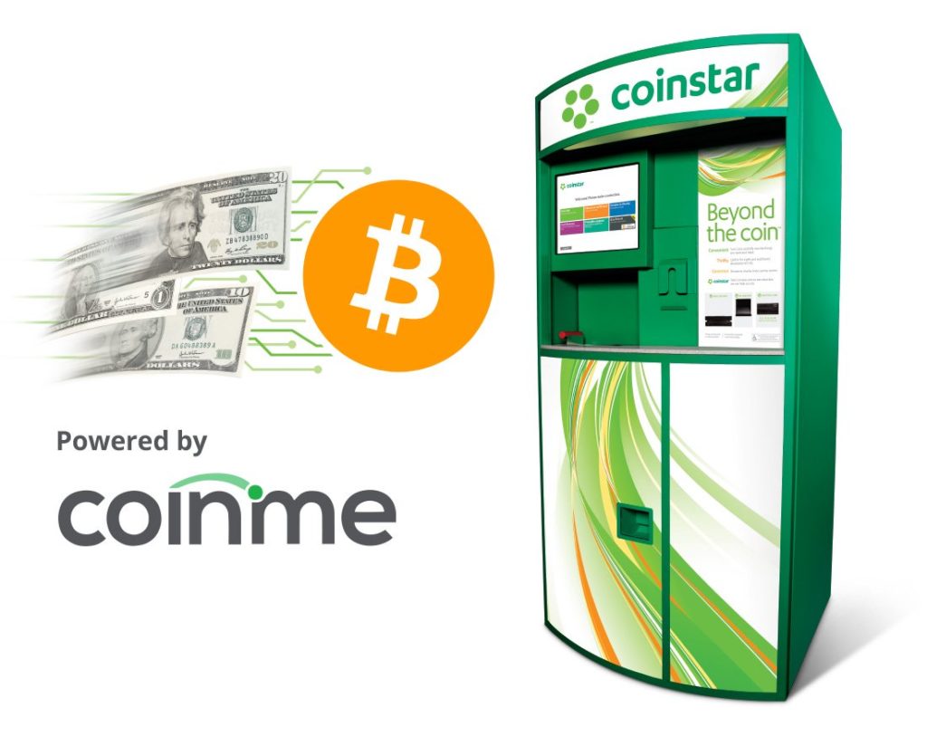PR Coinme and Coinstar now offer the ability to buy Bitcoin with cash