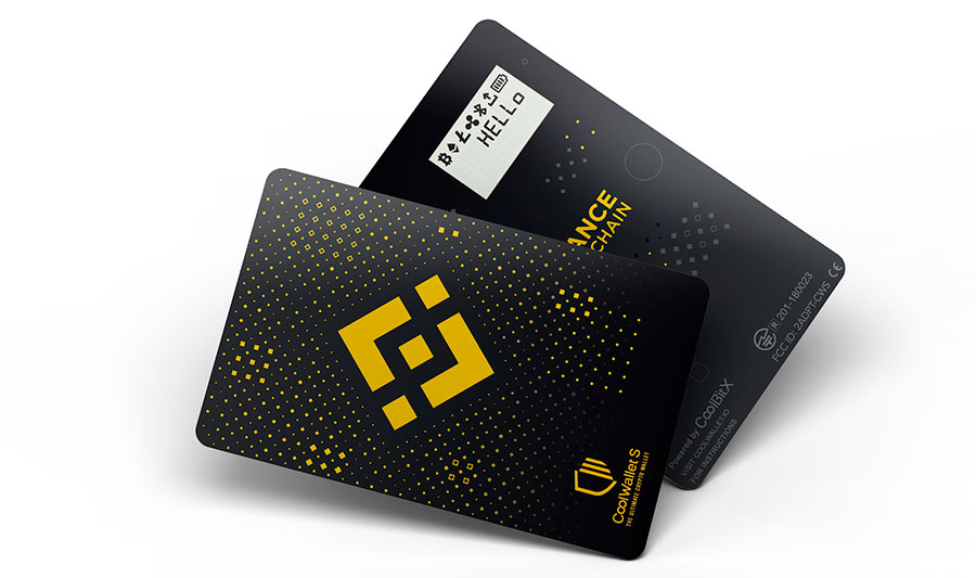 CoolBitX launches special edition Binance Chain x CoolWallet S hardware ...