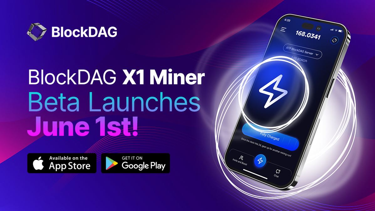 BlockDAG to Launch X1 Mobile Mining App on June 1; Scorpion Casino Bitmart Listing Sparks Excitement