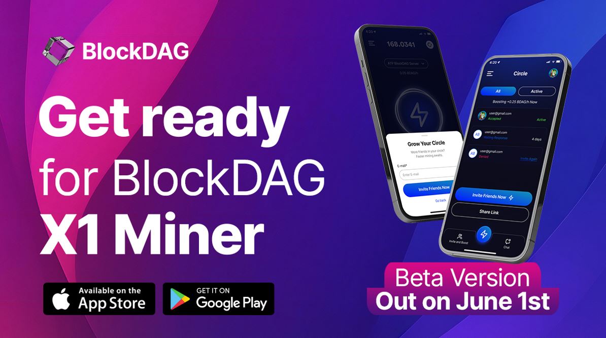 BlockDAG’s X1 App Energizes Crypto Scene Gaining $22.9 Million In Presale, Challenging Ethereum’s Rise and Solana’s Slump