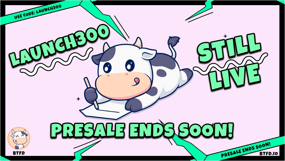 top 10 meme coins, meme coin presale, BTFD Coin bonus code LAUNCH300, BTFD 11,900% ROI, BTFD P2E game, BTFD staking 90% APY, BTFD presale May 26 deadline, best meme coins 2025, crypto presale ROI, BTFD Bulls Squad
