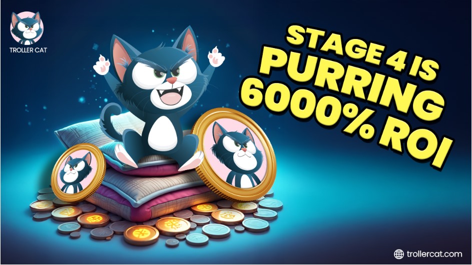 Best Meme Coin Presale to Buy Now, Troller Cat Presale, Trollercat, BUY TCAT, Trollercat.com, Mog Coin drop, Osaka Protocol news, meme coin ROI, referral crypto rewards, 69% APY staking.