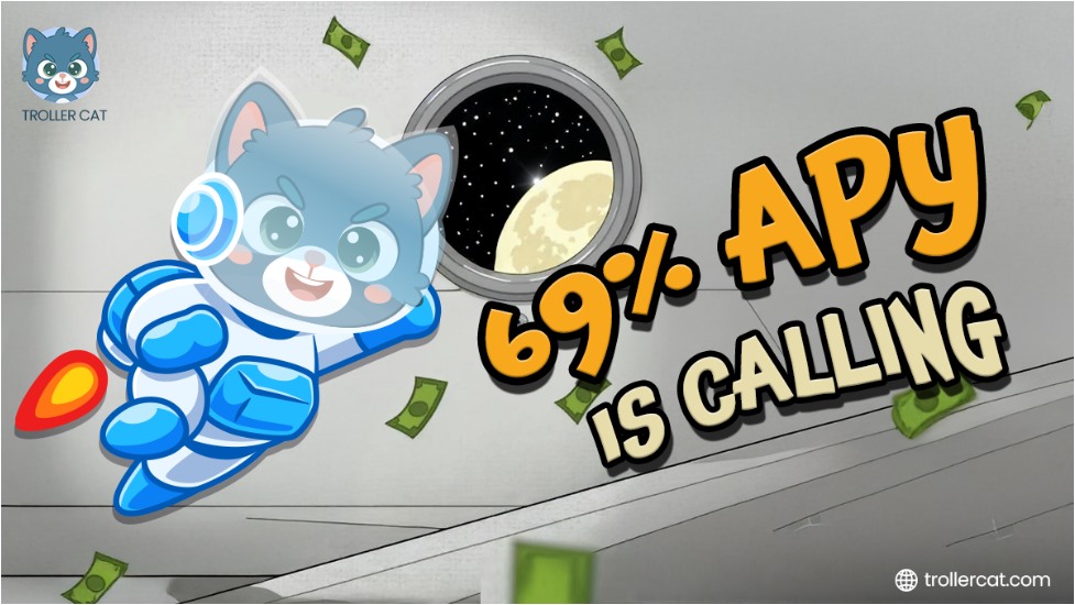 best 1000x cryptos, buy TCAT, meme coin presale 2025, best crypto staking rewards, 69% APY crypto, audited meme coin presale, Troller Cat ROI gains, meme coins with NFT utility, top deflationary cryptos 2025, viral meme coin projects