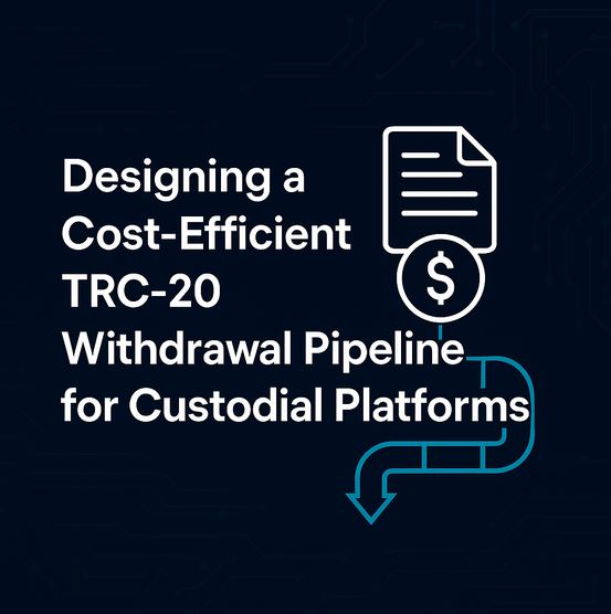 TRC-20 withdrawal pipeline