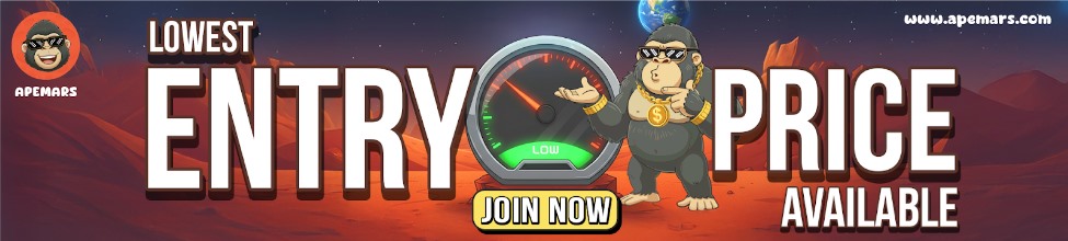 top crypto presale, APEMARS, $APRZ, Binance Coin, $BNB, Avalanche, $AVAX, Stage 1 presale, crypto presale 2026, meme coin, Commander Ape, Mars mission crypto, 32,271% returns, referral rewards, Orbital Boost System, quarterly burns, presale stages, HODLer Airdrop, Fibonacci support, smart contract platform, subnet deployment, early stage crypto, exponential returns, presale opportunity, token allocation, projected listing price, 9.34% referral, $22 unlock threshold, crypto investment, market momentum, best crypto to buy now, DeFi protocols, transaction finality, presale structure, Mars tokenomics, ground floor entry