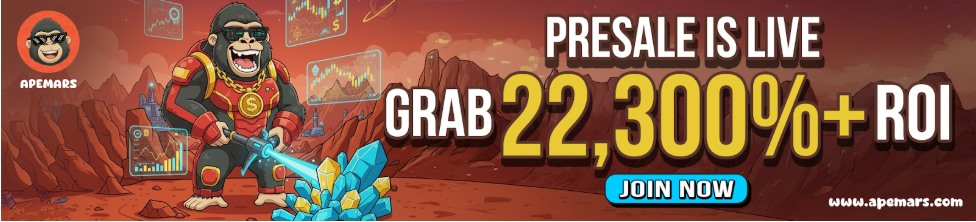 top crypto presale, APEMARS presale, $APRZ token, top crypto to invest in, meme coin presale, Ethereum meme tokens, crypto presale stages, high ROI crypto, early stage crypto investment, meme coin tokenomics