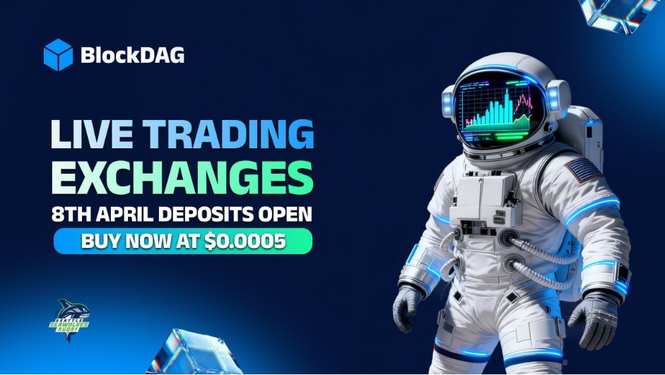 April 8 Live Trading Countdown Begins: Grab BlockDAG at $0.0005! DOGE Eyes 300% Surge & Cardano Secures UK Banking Deal