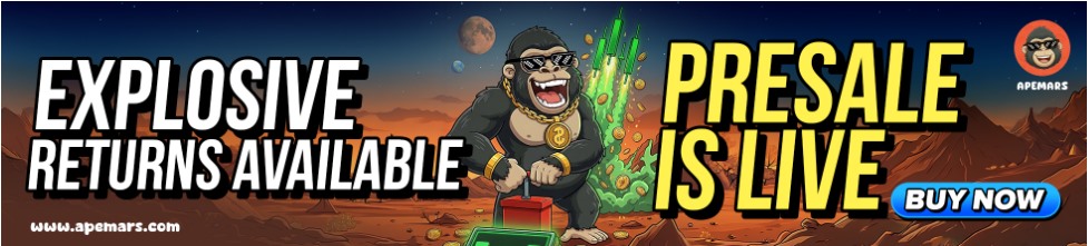 next 1000x crypto, APEMARS, $APRZ, crypto presale, Stage 16, scheduled burn system, deflationary token, blockchain presale, tokenomics, Cardano, Chainlink, early crypto projects, token supply reduction, presale structure