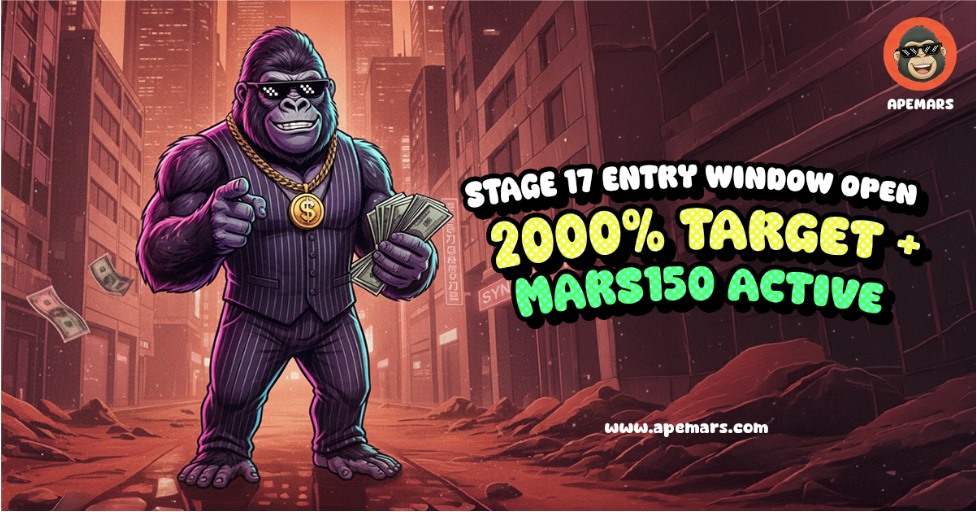 top 10 altcoins, best crypto presale, APEMARS Stage 17, $APRZ token price, MARS150 bonus code, crypto presale ROI, altcoin rotation cycle, Solana liquidity narrative, XRP payments trend, Sui scalability growth.