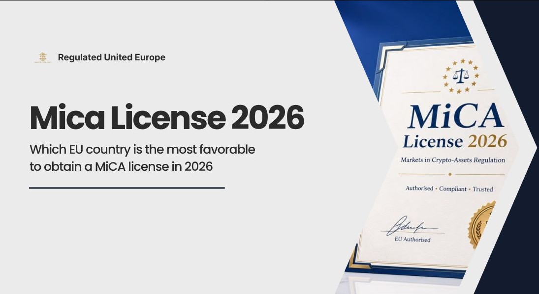 Which EU country is the most favorable to obtain a MiCA license in 2026?