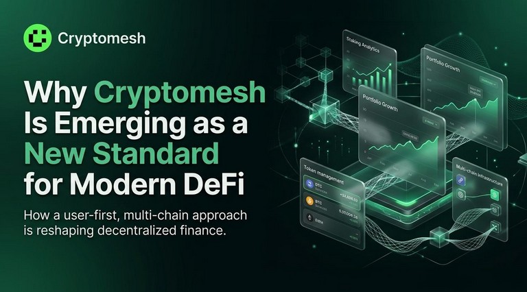 Cryptomesh Is Emerging as a New Standard for Modern DeFi as Users Demand Simplicity Over Complexity