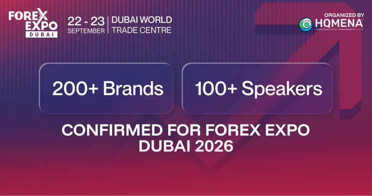 200+ Brands, 100+ Speakers Confirmed for Forex Expo Dubai 2026