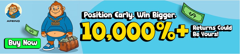 Top meme coin presale, top meme coin presale 2026, best meme coin presale, DOGE price prediction, Dogecoin price prediction 2026, Pepe price prediction, PEPE price prediction 2026, Apeing presale, $APEING price prediction, Banana Drop Stage 1