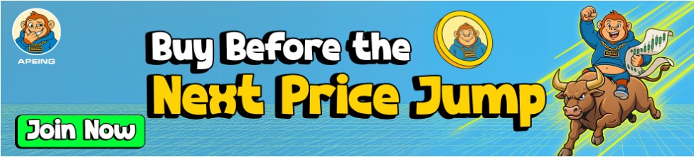 crypto presales 2026, Apeing presale, $APEING, Hyperliquid crypto, Uniswap crypto, meme coin presale, altcoin season, Apeing Stage 4, Banana Hoarders, top crypto presales